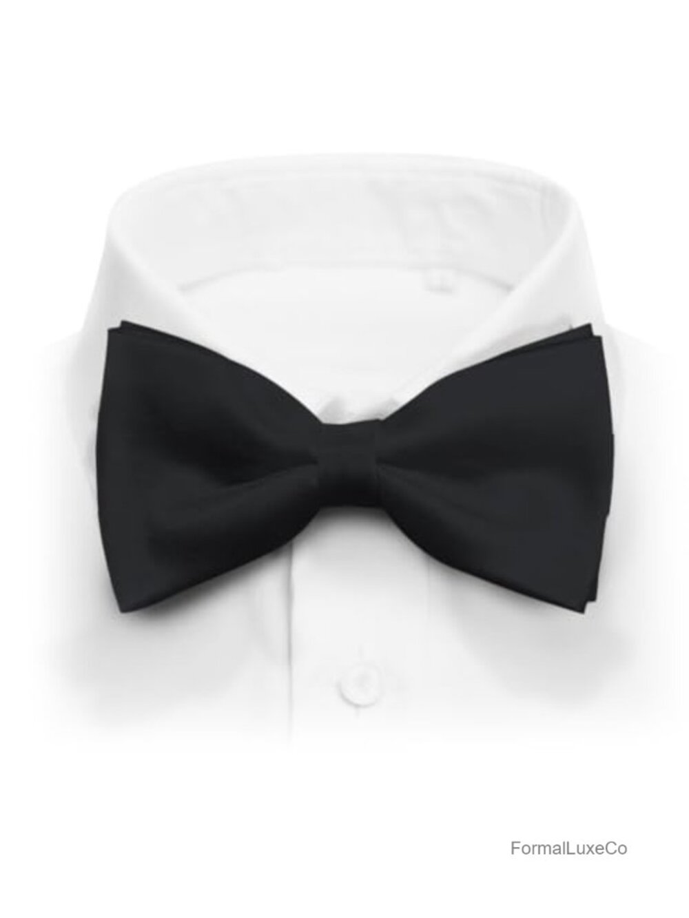 Men's Classic Pre-Tied Satin Bowtie Adjustable Formal Tuxedo